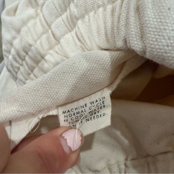 Elizabeth Suzann Pants Clyde Work Pants in Cotton Natural  Cream - Picture 6 of 6